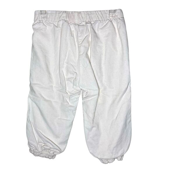Oliver & Rain Off White Unisex Gender Neutral Corduroy Lined Pants Size 2T - Picture 2 of 7